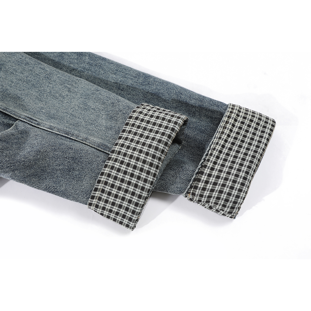 Cholisa Koreya üslubunda unikal və super şirin qadınlar üçün denim plaid gödəkçə, yeni yaz və payız üslubu, yaxa boş gödəkçə topu