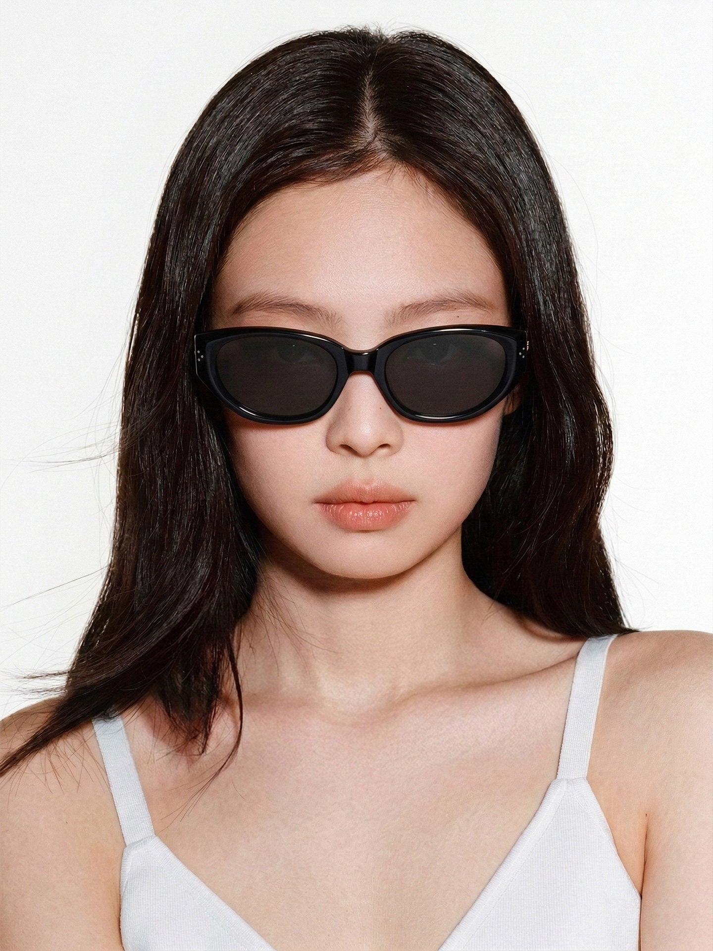 Jennie'nin eyni pişik gözü günəş eynəyi qadın GM günəş eynəyi kişi vanil miyopiya boni yüksək səviyyəli 2026 yeni stil