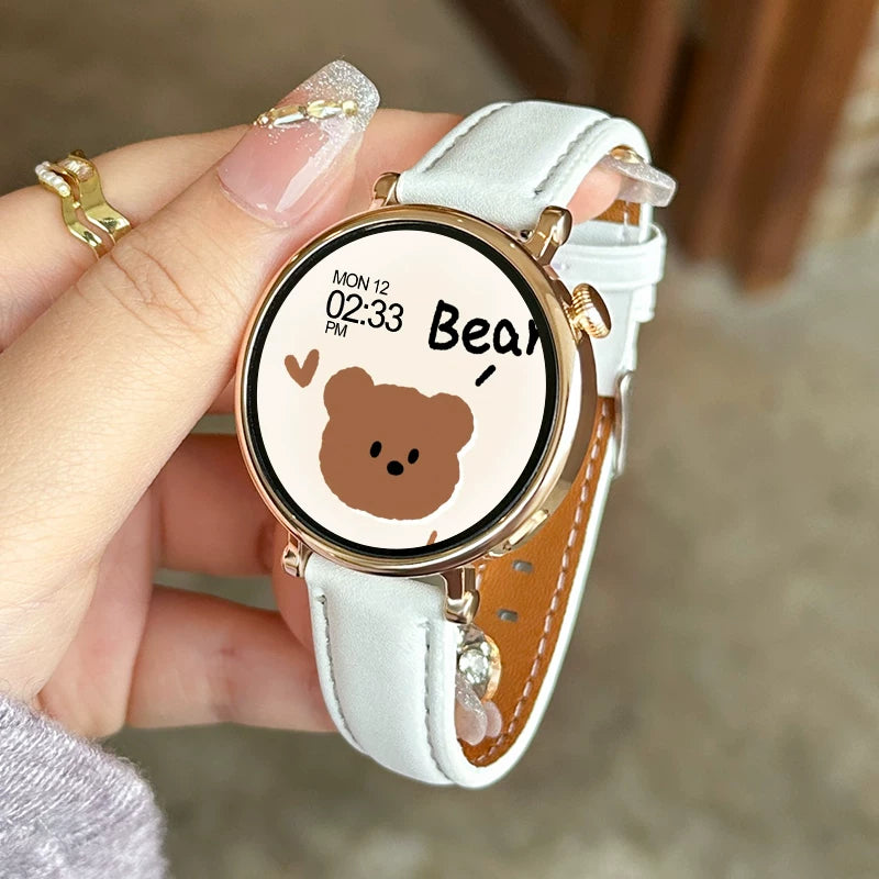 Qadınlar üçün Ağıllı Saat 2025 Yığcam Yağ Azaldıcı Bluetooth Telefonu Android Telefonları üçün Qadınlar üçün Ürək dərəcəsi Məşq bilərzik