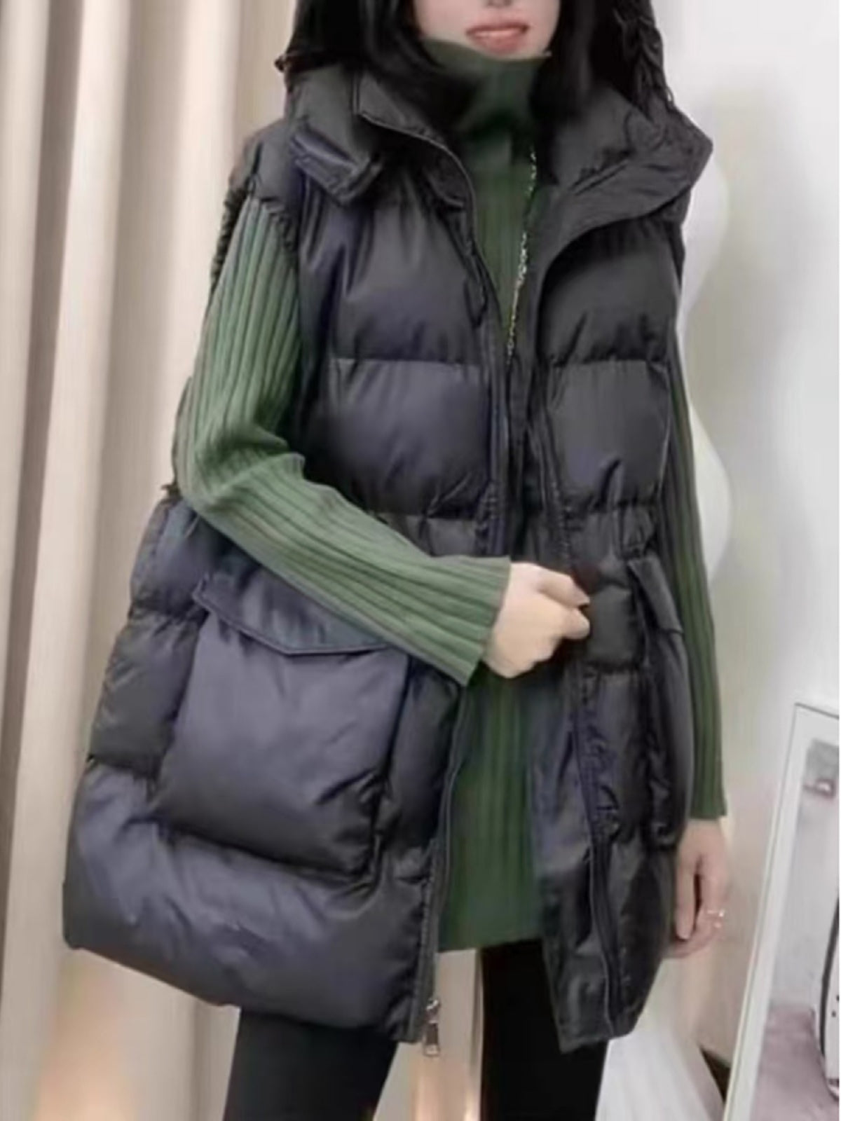 2026 Yeni Qış Orta Uzunluqlu, Böyük Ölçülü Qadınlar üçün Pambıq Yastıqlı Gödəkçə, Boş Formalı, İsti Gödəkçə Top