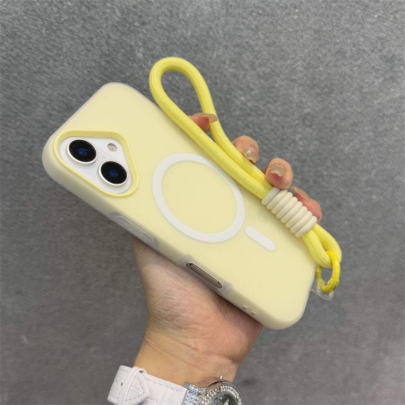 17 Apple 16 mobil telefon qutusu üçün uyğun Dele açıq sarı jele dəri hiss iphone16promax maqnit yeni ikisi birdə 15pro niş 14 sadə böyük dəlik 13 cüt 12 şəxsiyyət 16plus