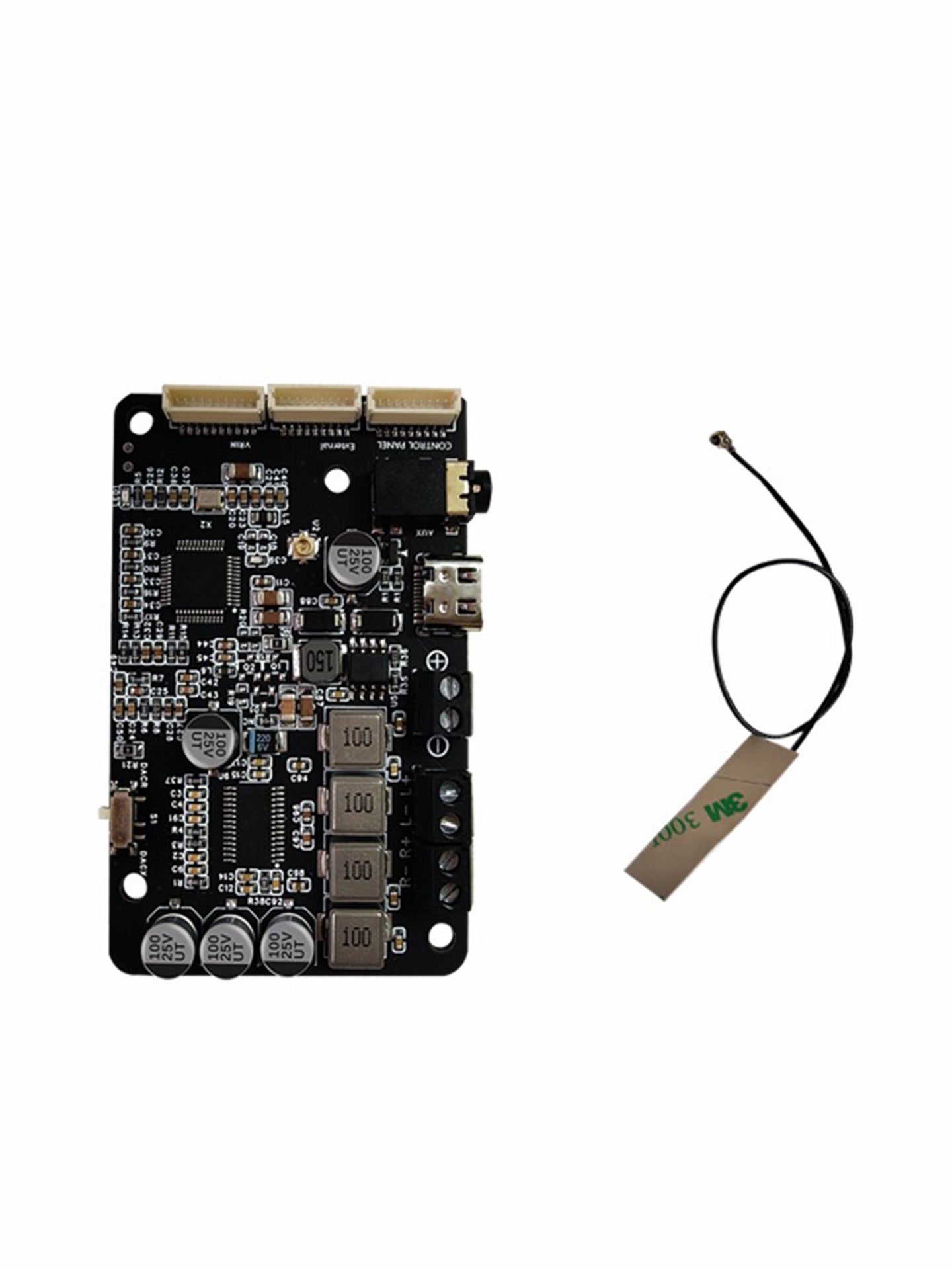 Bluetooth 5.0dsp güc gücləndirici lövhəsi 2.0 stereo treble tənzimlənməsi tezlik bölgüsü hifi səs keyfiyyəti 40wx2 tənzimləməni dəstəkləyir