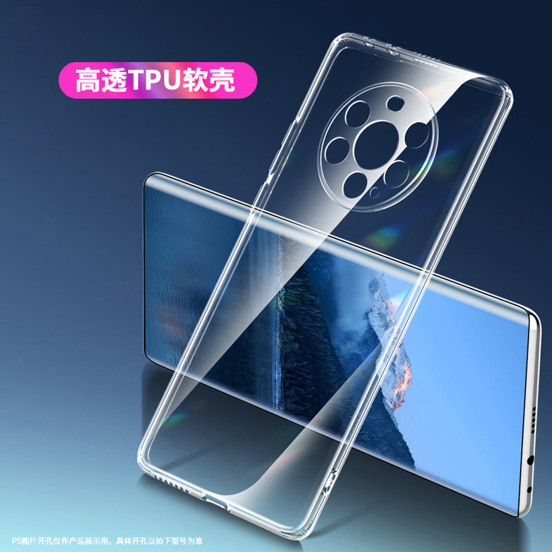 Honor 600PRO X80i Power2 x60 300 70plus 400 play 50 60 X70i 100 200 play 6T magic 8Pro 7 üçün uyğun şəffaf qutu