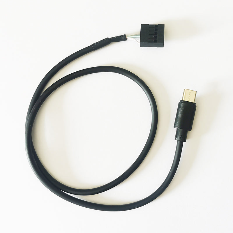 Kompüter anakartı 9 pinli USB kabel serial portu ikinci dərəcəli ekran quraşdırılmış şassi əlaqə kabeli DuPont 9PIN-dən C Tipinə məlumat kabeli