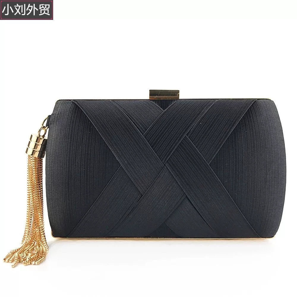 Handmade clutch evening bag wedding party graduation bridal bag