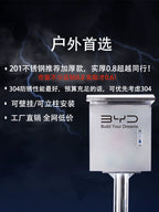 Xarici Paslanmayan Polad BYD World Sıfır-Running Geely 7kW Doldurma Xovlu Qoruma Qutusu Sütun Divar Asma 304