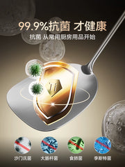 Cui Dahuang spatula 316L paslanmayan polad qalınlaşdırılmış yemək spatula süzgəc şorba qaşığı ev mətbəx əşyaları qızartma qaşıq dəsti kürək