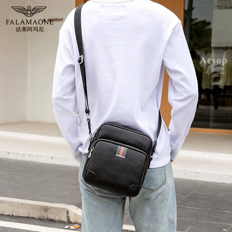 Fala Armani Men's Bag, Casual, Stylish, Multifunctional, Suitable for Travel, Shoulder Bag, Men's Bag