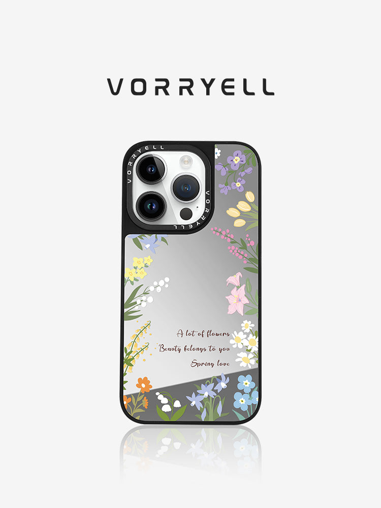 Wo Apple 17 mobil telefon qutusu üçün də uyğundur yeni iPhone15promax maqnit kəmər güzgü 16pro güzgü gümüşü 13 yüksək səviyyəli qadın gözəl görünüşlü 14plus kiçik təzə ins küləkdən qorunma