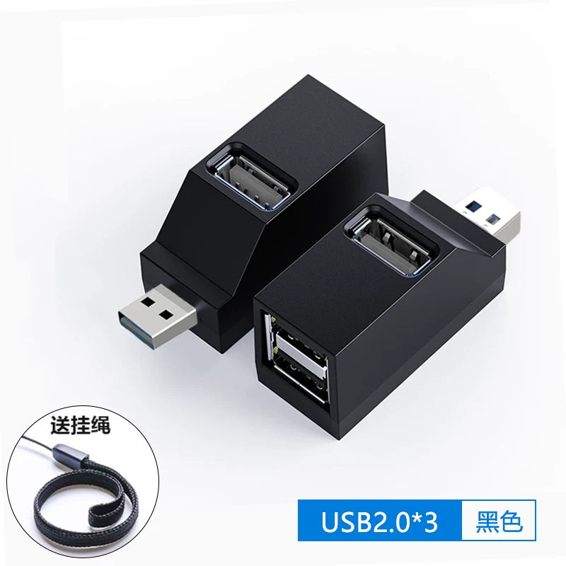 usb genişləndirici kompüter hub splitter typec laptop avtomobil hub adapteri usp simsiz