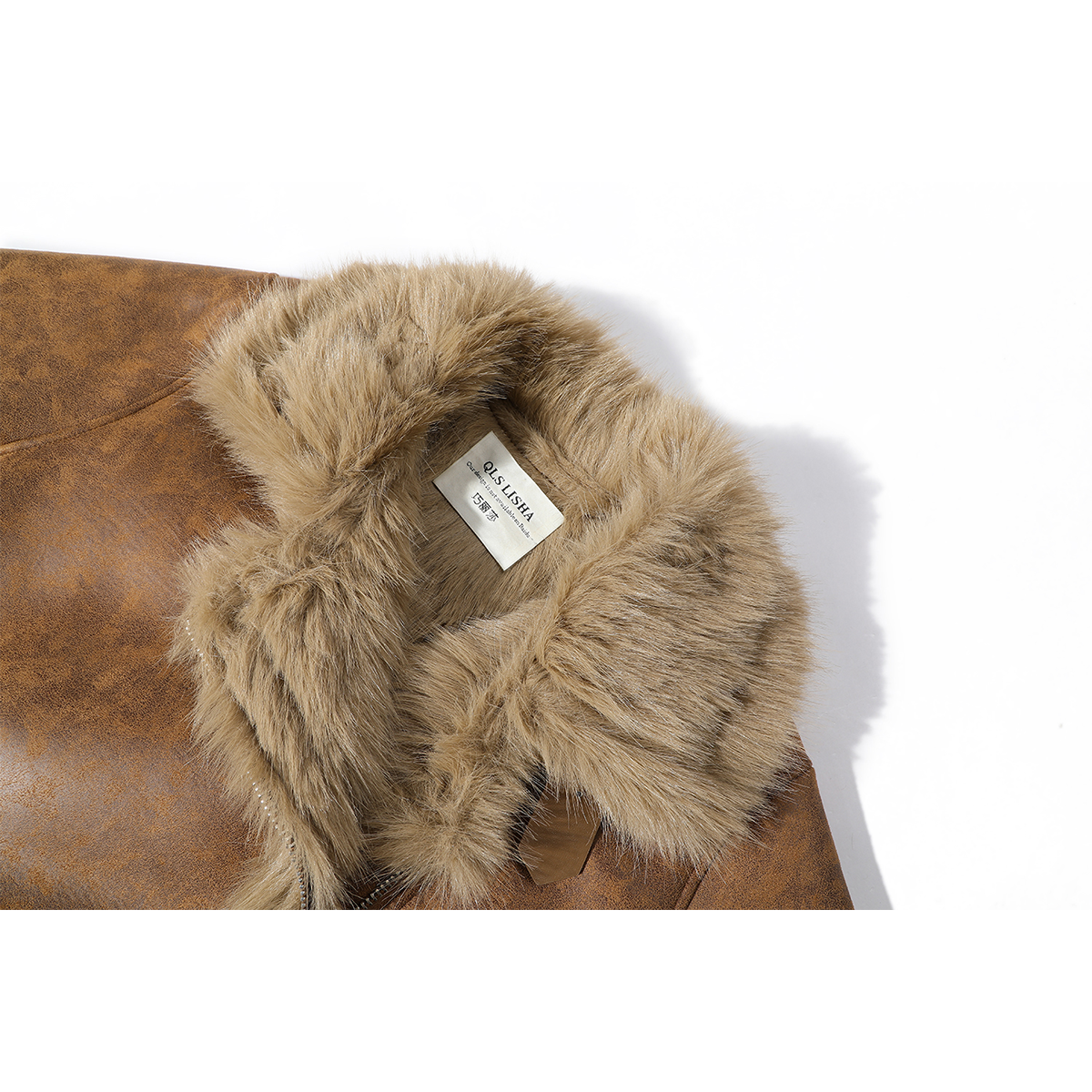 Cholisa Merard Shearling Qadınlar üçün Qısa Qalın Palto, Payız və Qış, Unikal və Super Qəşəng Motosiklet Gödəkçəsi