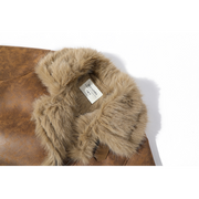 Cholisa Merard Shearling Qadınlar üçün Qısa Qalın Palto, Payız və Qış, Unikal və Super Qəşəng Motosiklet Gödəkçəsi