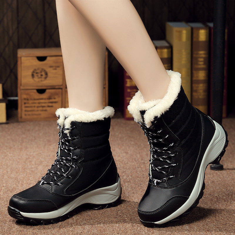 Qadın Ayaqqabıları Qış Moda Ankle Boots Qadın İsti Fem