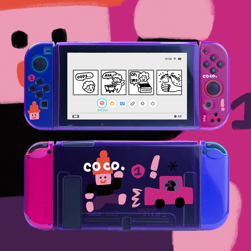 Yapon pişiyi düyü Nintendo switch2 qoruyucu qutu oled ayrı tutacaq qoruyucu qutu bənövşəyi hündürlüyə tullanma ns2 sərt