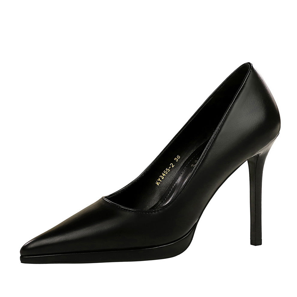 3255-2 Wind Fashion Banket Qadın Ayaqqabı Stiletto Heel Supe
