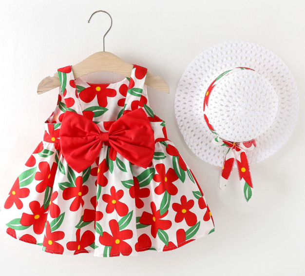 Qızlar üçün yay geyimləri körpə 1 1/2 yaşlı körpə geyimləri uşaqlar üçün