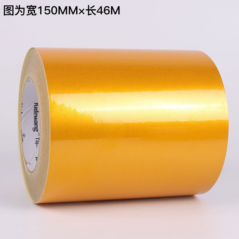 Qara və Sarı Yansıtıcı Film Heyvanlar üçün xəbərdarlıq lenti Qoruyucu təhlükəsizlik loqosu stikeri Qırmızı və ağ əlamətdar nişanlar stikerləri suya davamlı və davamlıdır