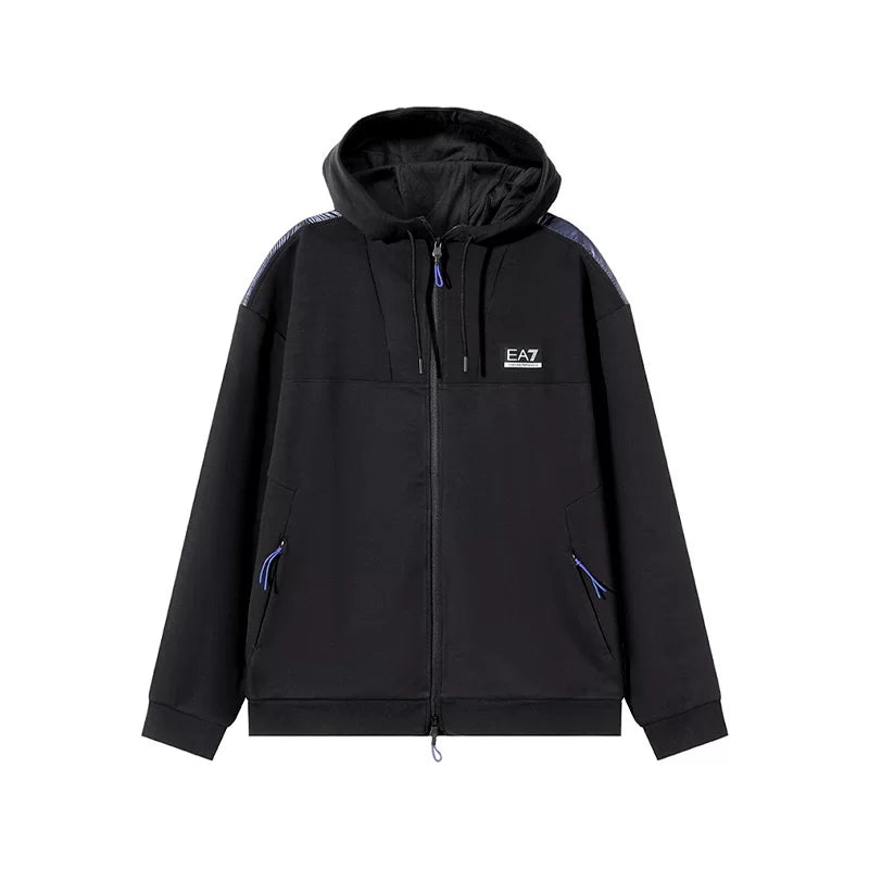 EA7 Armani Men's Zip Up Hoodie 6DPM24 PJUWZ