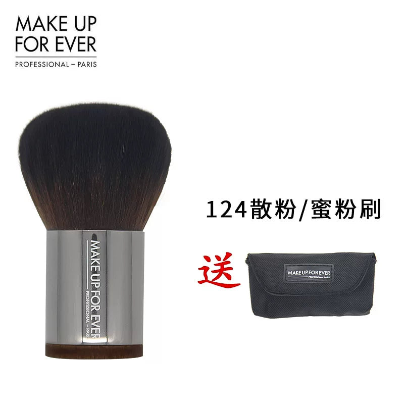 MAKE UP FOR EVER 124 Tozlu Toz Fırçası, 112 Cilalama Tonal Krem Fırçası Dəsti