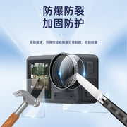 Taixun DJI action5/5pro temperli film linzalı film ekranına uyğunlaşır HD partlayışa davamlı film Osmo action5/5pro/4/3 qoruyucu film aksesuarları