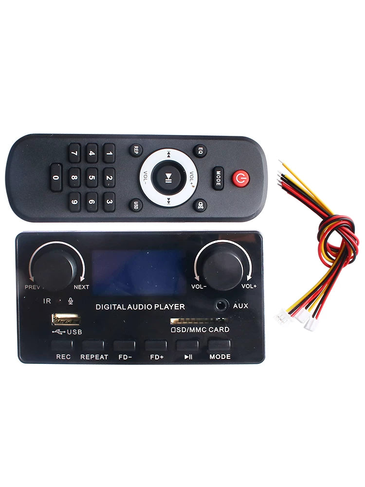 Kayıpsız Bluetooth 5.0 Audio Dekoder Lövhəsi FM Radio U Disk SD Kart Pleyeri MP3 WMA WAV FLAC APE