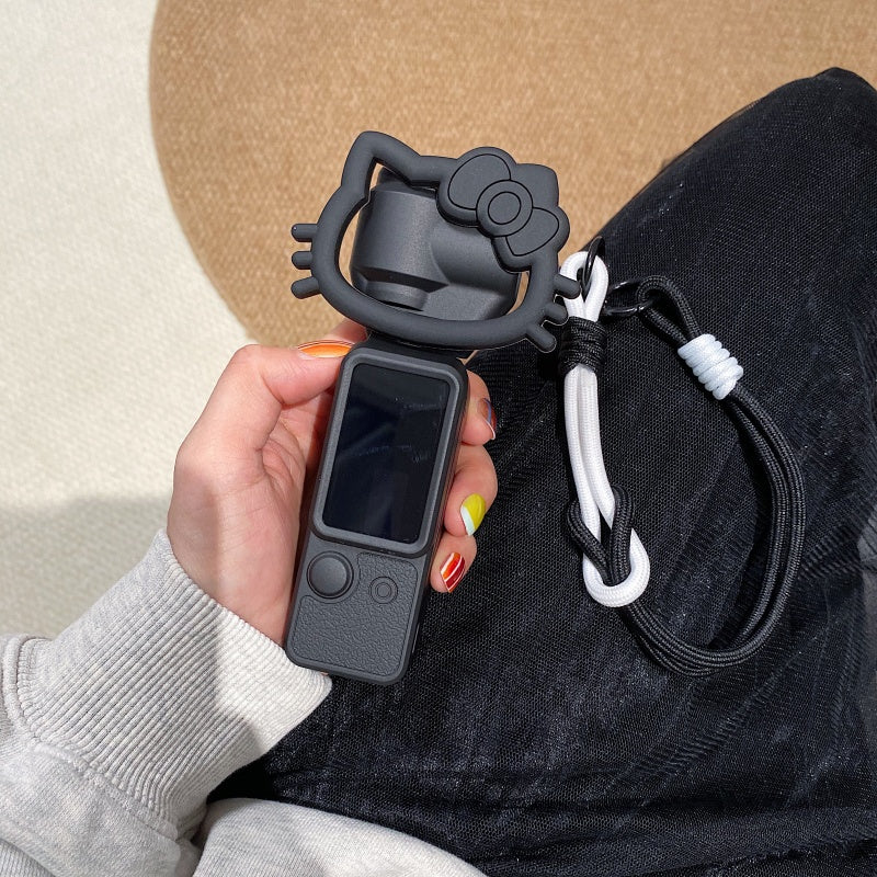 DJI pocket4/3 qoruyucu qutu, maqnit flip örtüyü, sərt örtük, düşməyə qarşı, sevimli çarpaz kordon, gimbal saxlama üçün uyğundur