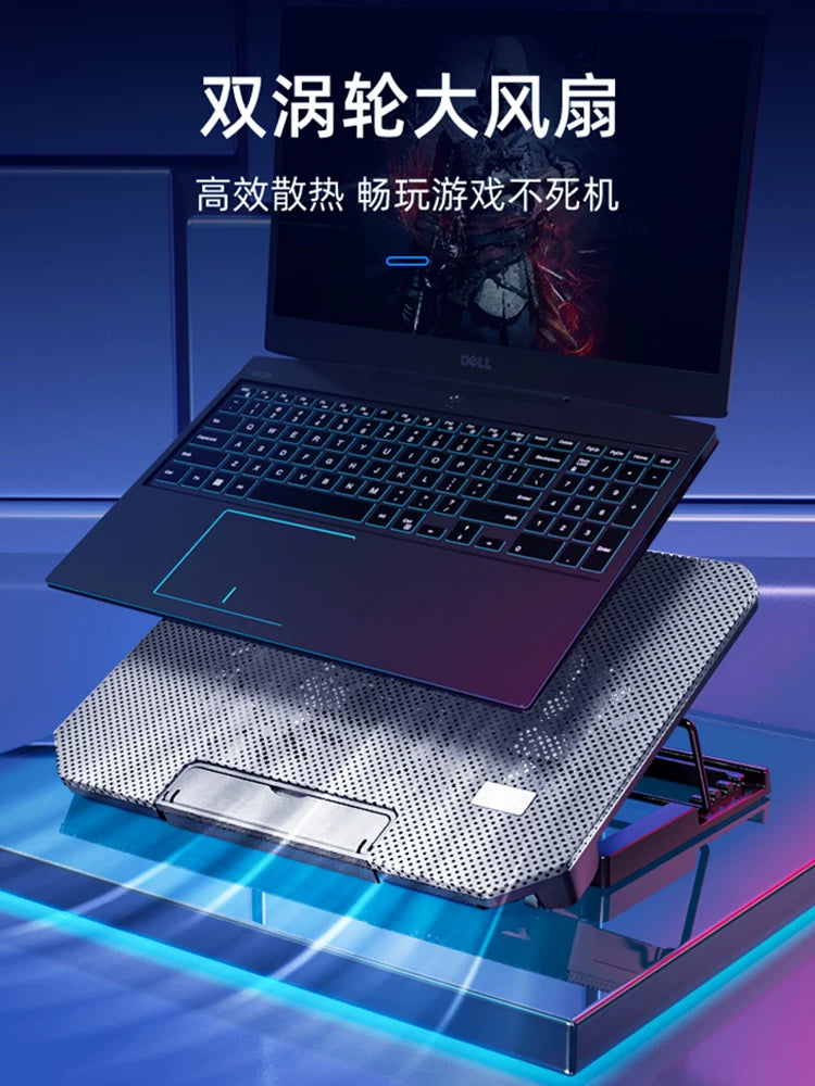 Apple mac notebook radiatoru macbook pro14 kompüter air13 soyutma bazası portativ stend ventilyatoru su soyutma artefaktı 15 düymlük səssiz boşqab rafı soyuducu 16 pad üçün uyğundur