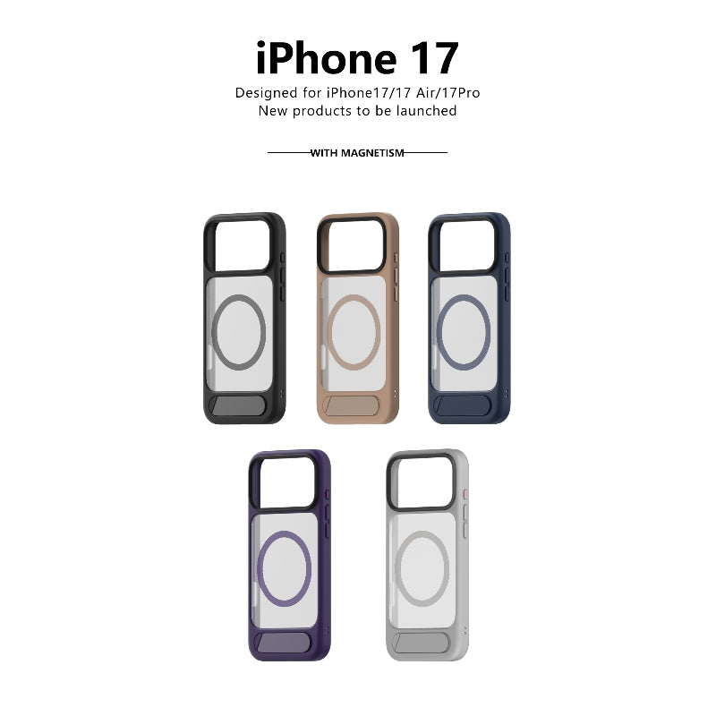 Apple 17 mobil telefon üçün uyğun səhra qızılı maqnit qatlanan stend yeni iphone17e dəsti Apple 17promax hər şey daxil Hava düşmə əleyhinə Apple 16 silikon 15 qabıq 14pro super isti 13