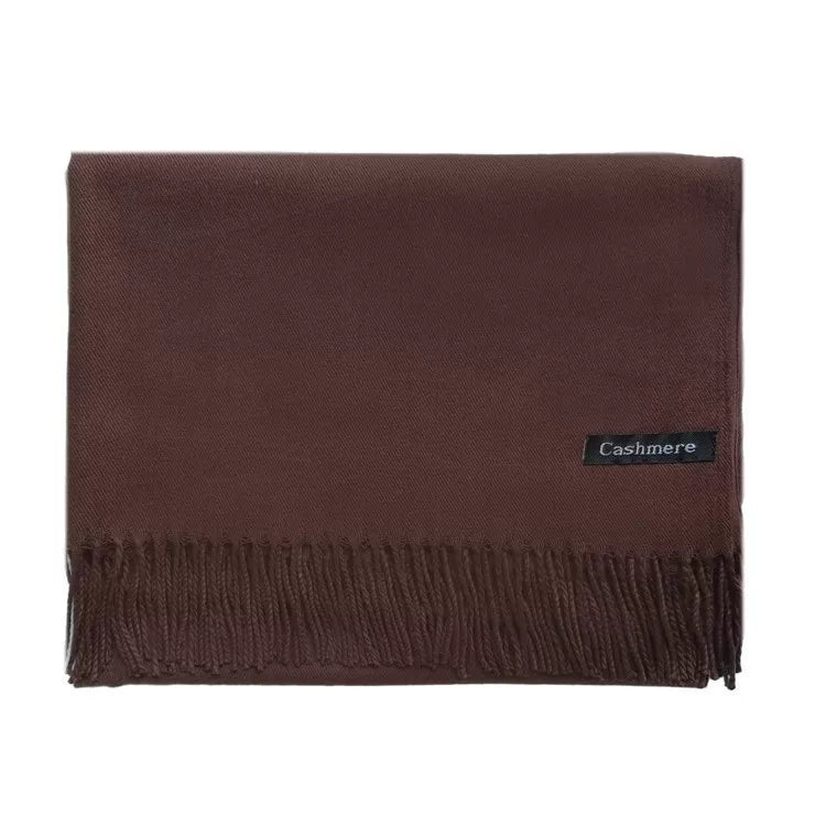 2024 monoxrom püskül şal qalınlaşdırılmış qış şarfı