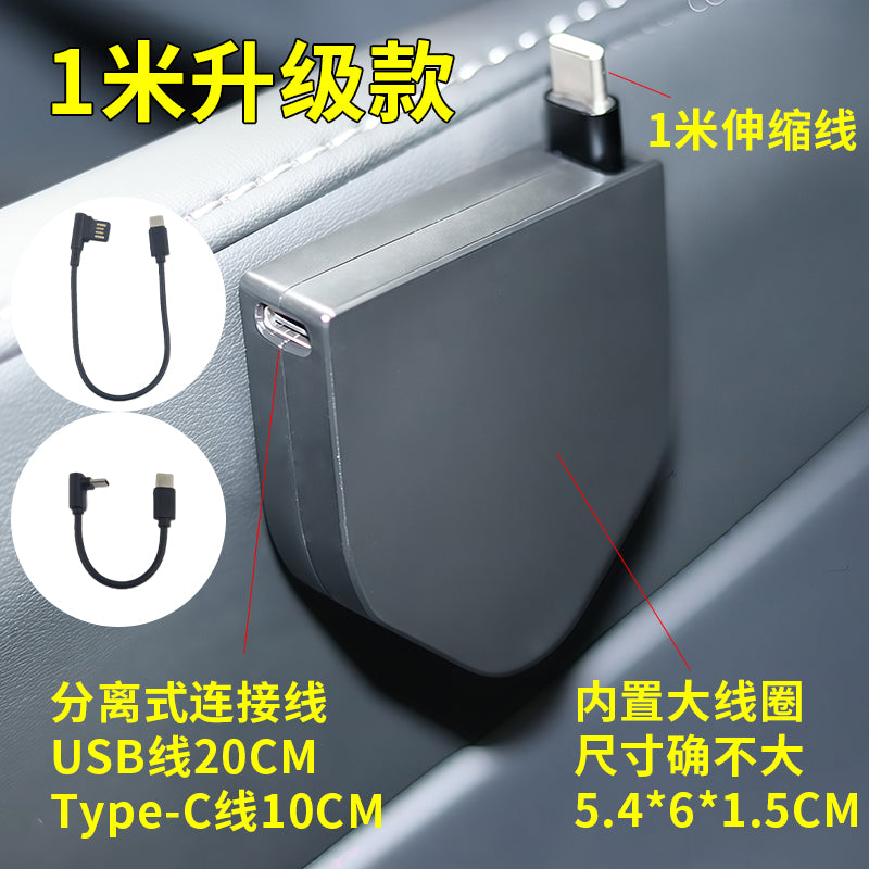 Ön və arxa oturacaqlar üçün 65 Vt gücündə super sürətli şarj üçün Volkswagen Bora genişləndirilmiş avtomobil şarj cihazı Type-C-dən USB adapterinə uyğundur