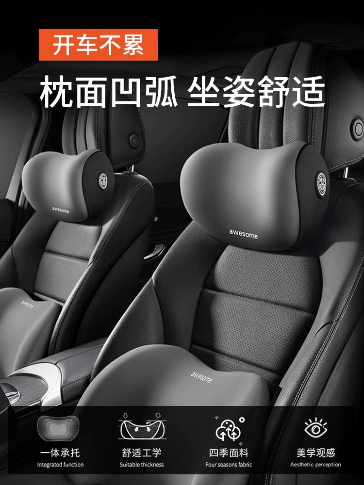 Avtomobil Başlığı Boyun Yastığı Avtomobil Aviasiya Dərəcəli Boyun Yastığı Avtomobil Kreslosunun İçində Yay Sürücülük Başlığı