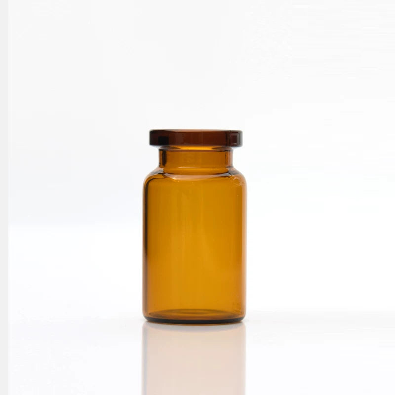 Silindrik şüşə 7ml ml şüşə butulka şəffaf qəhvəyi nəzarət şüşəsi dendrobium dondurularaq qurudulmuş toz şüşəsi alt şüşə qablaşdırma eksperimental şüşə