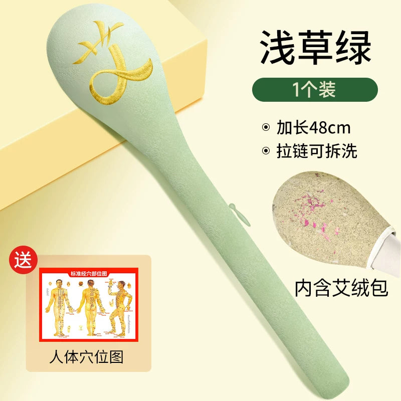 Meridian Pai, Back Pai, Stick, Pai, Baxu Drenging, Masaj, Çiyin və Boyun Sağlamlığı Çəkici, Moxibustion və Mugwort Hammer