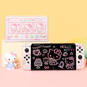 SWITCH OLED qoruyucu qutu qraffiti pişik pişiyi sevimli ağ sərt qabıqlı Switch2 qoruyucu qutu baza qutusu