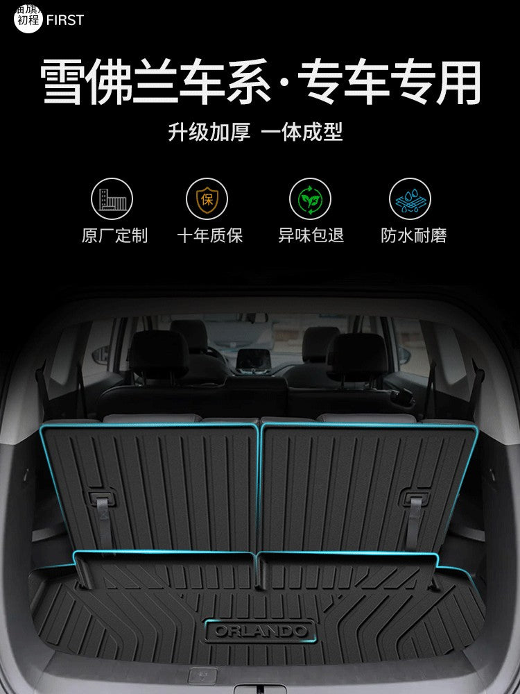 Chevrolet Orlando, New Cruze, Classic Cruze, Cavalier, Trailblazer, Sail 3, Trunk Mat, TPE