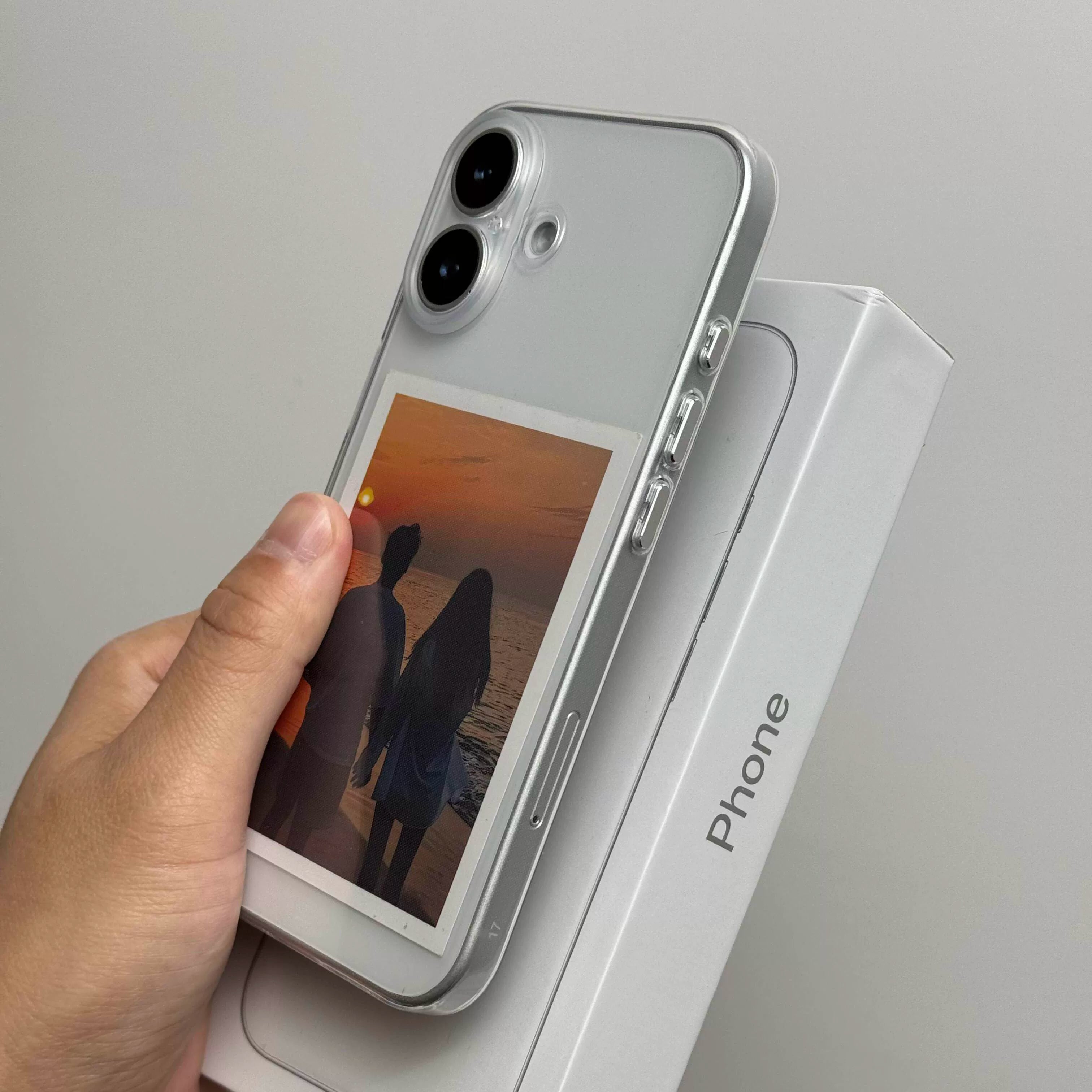 Yaxşı hiss, ultra nazik buzlu buz kimi yumşaq qabıq, Apple 17 mobil telefon qutusu üçün uyğundur 17pro yeni hava şəffaf iphone16promax soyutma 15 yüksək səviyyəli hiss 14plus metal düymələr 13 hər şey daxil 2