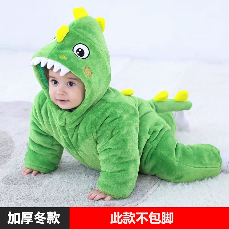 Körpə Yaz və Payız Topdan Dəsti, Dinozavr Pijamaları, Payız və Qış Körpə Romperləri, Super Şirin və Sevimli Geyimlər