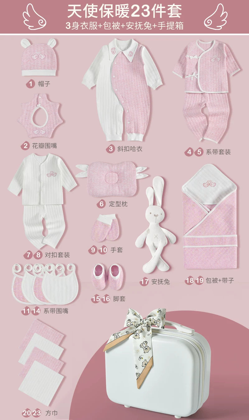 Körpə hədiyyə dəsti, yeni doğulmuş körpə üçün geyim və ləvazimatlar, yeni doğulmuş körpənin dolunay bayramı hədiyyəsi, yeni ana üçün yüksək səviyyəli hədiyyə.