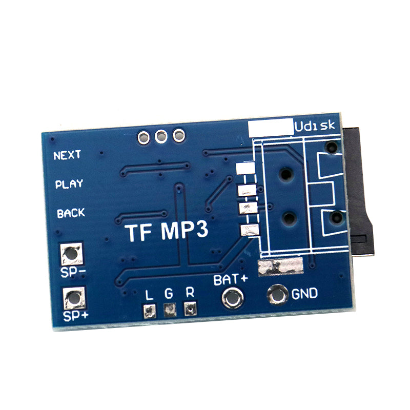 TF kartı MP3 dekodlaşdırma lövhəsi deşifrə modulu 2W hibrid mono yaddaş pleyer modulu ilə 3.7-5V enerji təchizatı - 2