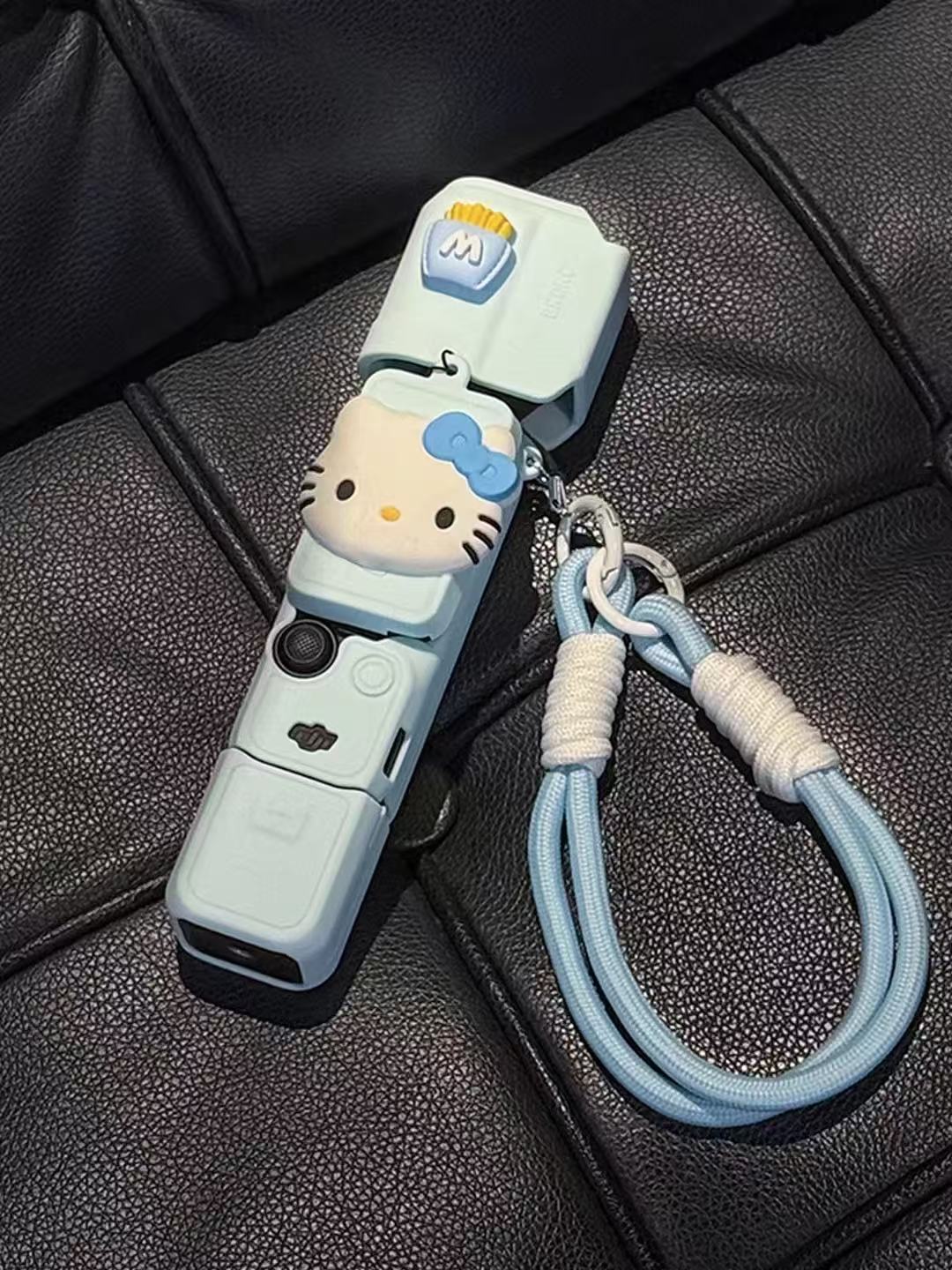 Sevimli kitty DJI pocket3 silikon qutu qoruyucu yumşaq plastik cib gimbal idman kamerası aksesuarları qoruyucu qutu