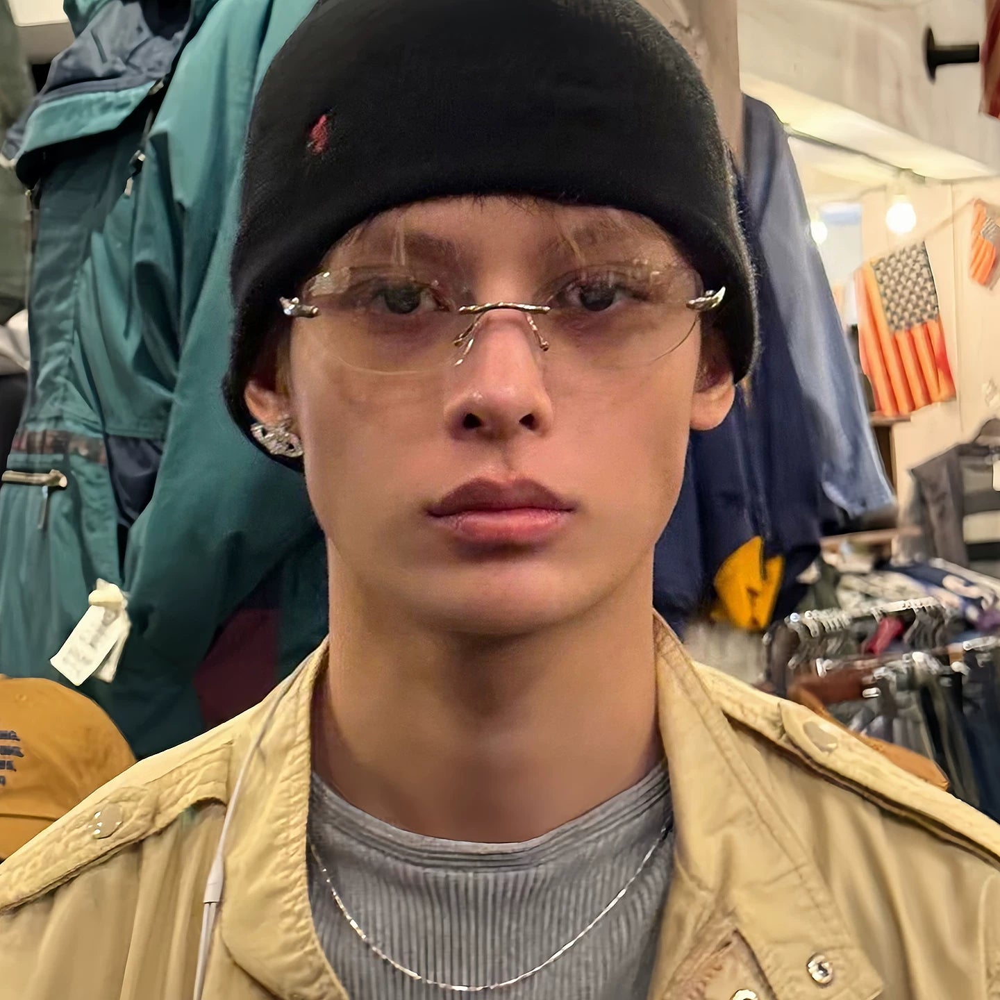 Cortis Zhao Yufan eyni üslublu kişi günəş eynəyi yaraşıqlı retro hip-hop pişik gözü anti-UV miyopiya günəş eynəyi