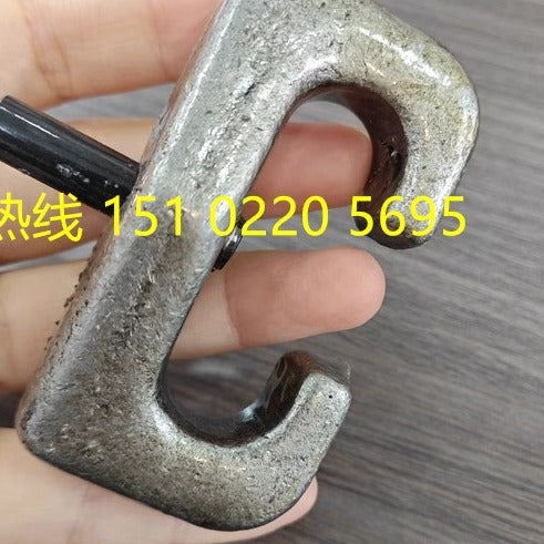 50 Forklift çəngəl təkər zənciri Yüksək aşınmaya davamlı külçə birləşdirici qandal Aksesuarlar Yükləyici təkər qoruyucu zənciri birləşdirən qandal