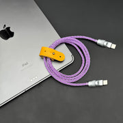 Apple iPhone 17 mobil avtomobil carPlay klaviaturası üçün uyğun olan 15 sm güc bankı yumşaq tək kristal mis məlumat kabeli