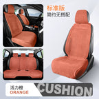 Yeni Gələn Zamşa Avtomobil Oturacaq Yastığı Bütün İl Boyu Neytral Rames Nəfəs ala bilən Nazik Qış Oturacaq Yastığı Yarım Paket Avtomobil Paletləri Oturacaq örtüyü