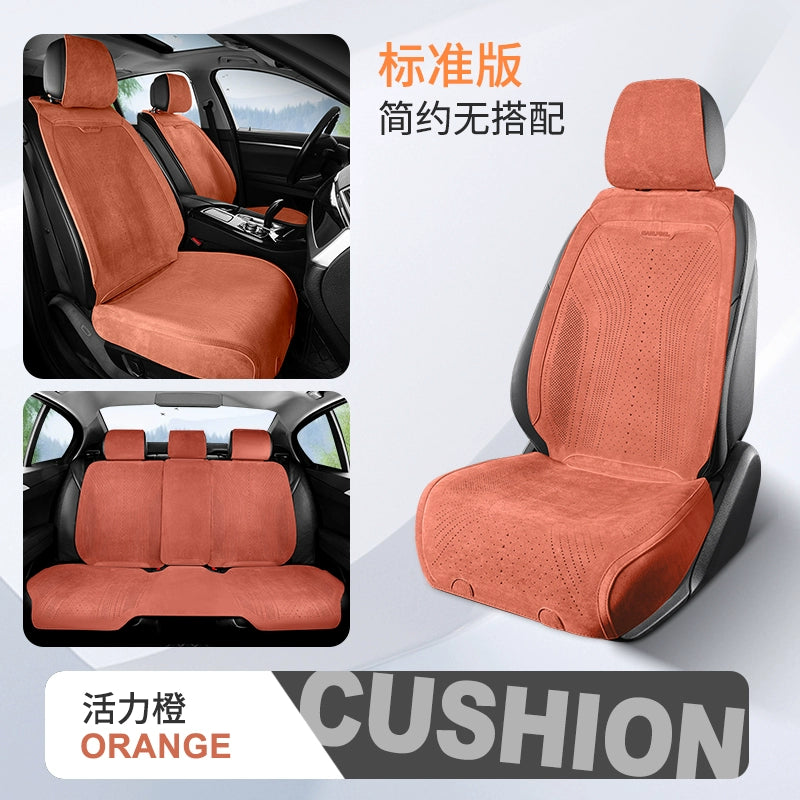 Yeni Gələn Zamşa Avtomobil Oturacaq Yastığı Bütün İl Boyu Neytral Rames Nəfəs ala bilən Nazik Qış Oturacaq Yastığı Yarım Paket Avtomobil Paletləri Oturacaq örtüyü