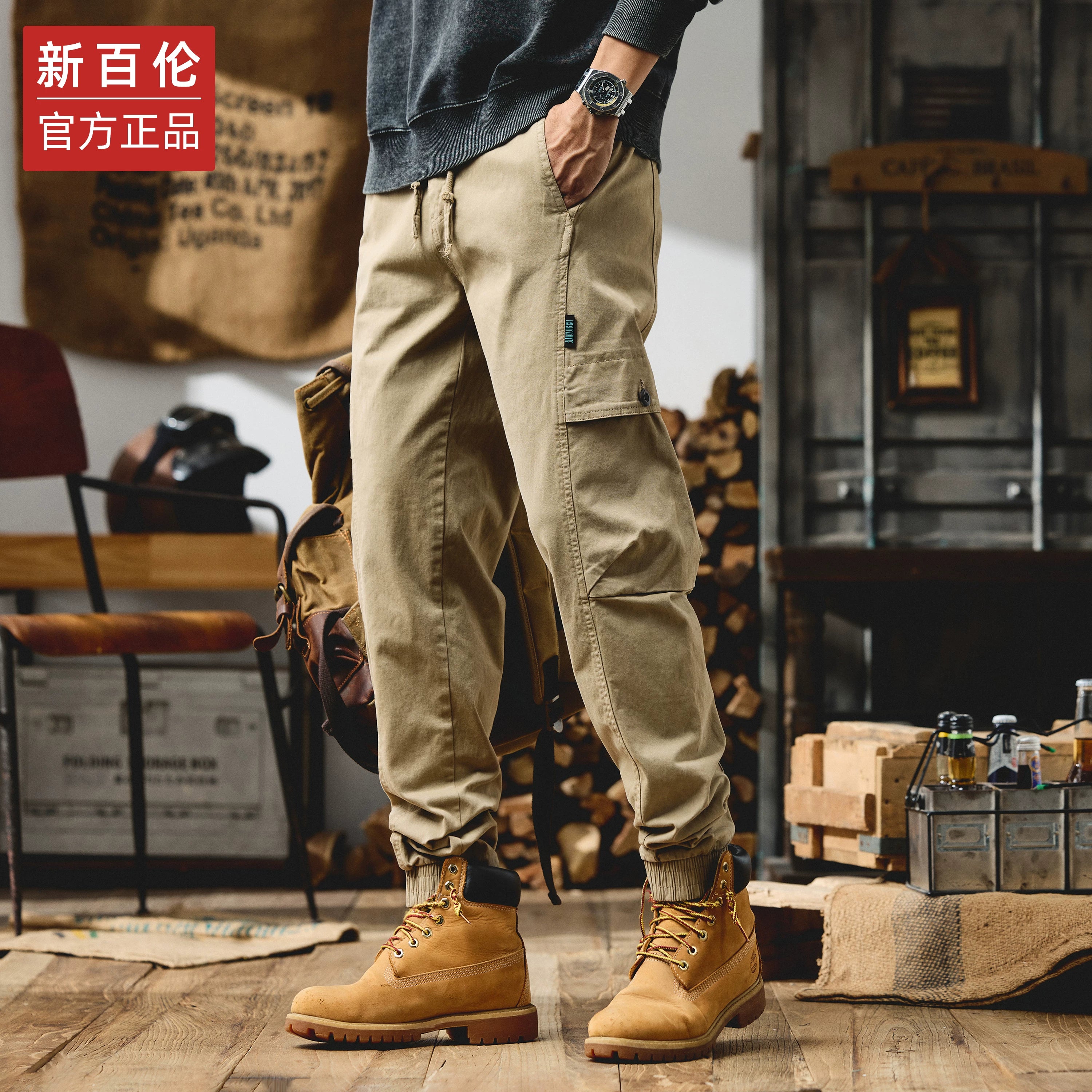 New Balance Kişi Yük Şalvarı 2025 Yeni Yaz/Payız Stilində Boş Bədənli, Dar Ayaqlı, Dəbli Amerika Retro Gündəlik Uzun Şalvar