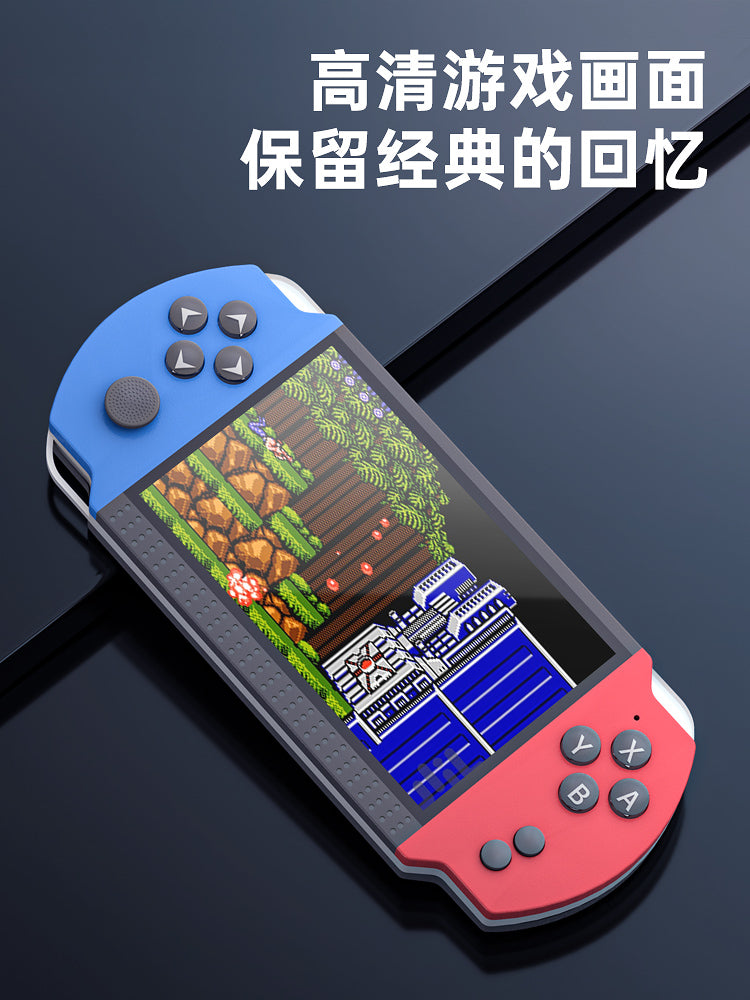 TV-yə qoşulmuş Little Overlord oyun konsolu 2025 yeni retro Tetris uşaq kiçik nostalji klassik fc ikiqat köhnə qırmızı və ağ maşın PSP əl oyunu uşaqlar üçün ad günü hədiyyəsi