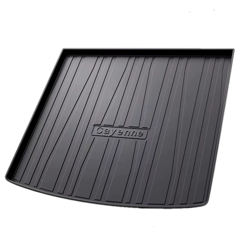 2003-23 ​​Porsche Cayenne equipped with a cargo cover, retractable tailgate, and original car sun visor.