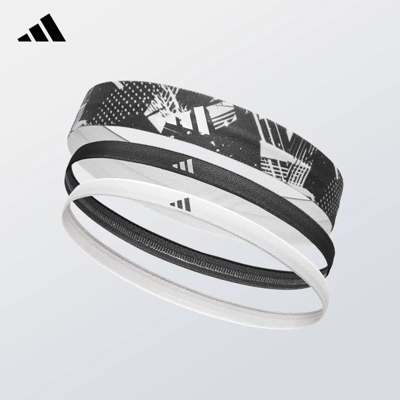 Adidas Adidas idman saç bandı tər bandı antiperspirant bandı qadın tər uducu baş bandı yoqa qaçış badminton kişi