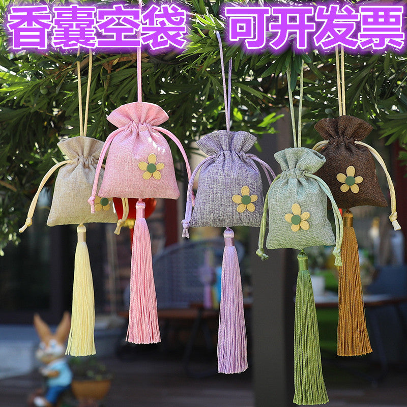 Dragon Boat Festivalı DIY material çantası paketi boş çanta lavanda kisəsi çantası moxa yarpağı çanta çantası portativ ağcaqanad kovucu buxur çantası
